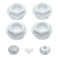 Набор присоединительный универсальный Rifar 1 НР х 1/2 ВР для радиатора белый (R.Ad.G12)