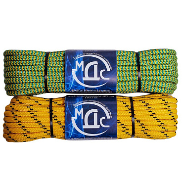 Шнур плетеный полипропиленовый 24 пряди d8 мм 20 м МДС повышенной плотности