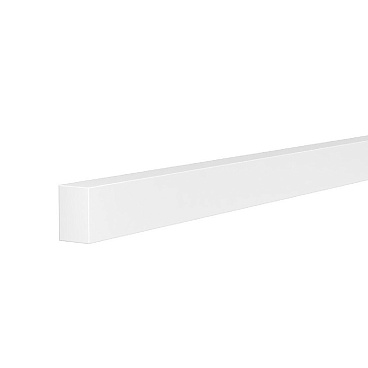 Декоративная рейка из экополимера 30х20х2000 мм Cosca Decor RX002 белая