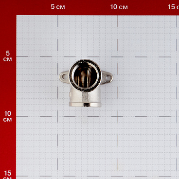 Водорозетка Stout 1/2 ВР(г) х 1/2 ВР(г) никелированная латунная (SFT-0039-000012)