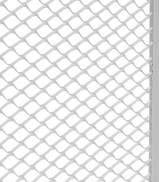 Экран декоративный металлический Evecs ДМЭР 610х590 мм белый 6-ти секционный