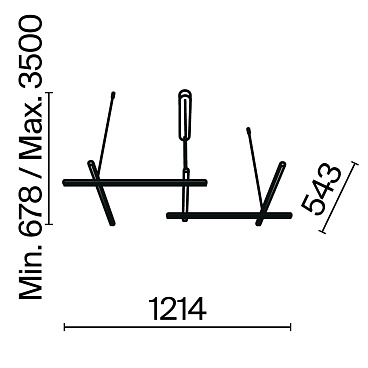 Подвесной светильник Maytoni MOD278PL-L50G3K