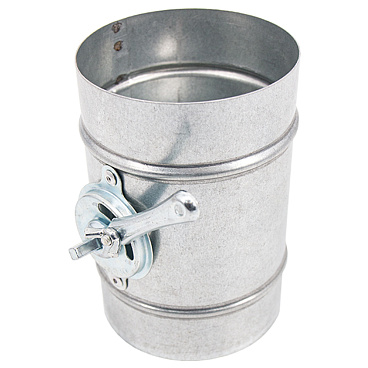 Дроссель-клапан для круглых воздуховодов d315 мм оцинкованный