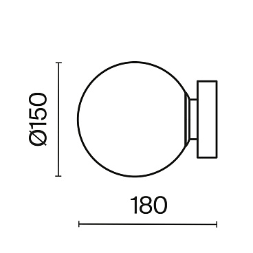 Настенный светильник (бра) Maytoni MOD321WL-01B