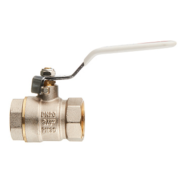 Кран шаровой латунный СТМ 3/4 ВР(г) х 3/4 ВР(г) ручка прямой