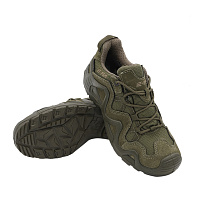 Полуботинки замшевые с перфорацией и защитным подноском и стелькой размер 42 зеленые E-Pro 101 (139879)