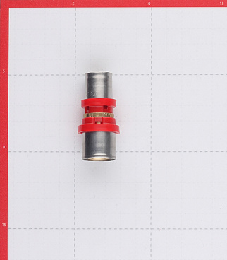 Соединитель прямой Tiemme 20(пресс) х 16(пресс)