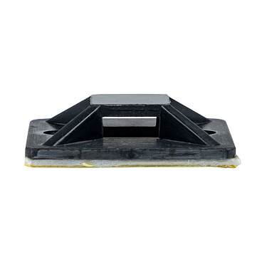 Площадка для крепления стяжек EKF PROxima 20х20 мм самоклеящаяся черная (100 шт.) (plc-20х20-b)