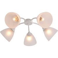 Люстра потолочная Schaffner Abierto E27 300 Вт 18 кв.м (4425-5 WH)