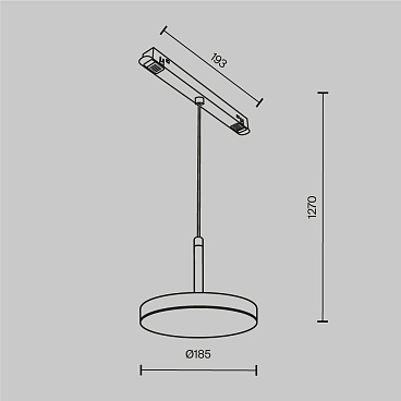Трековый светильник Technical TR123-2-15W4K-B