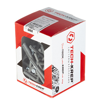 Дюбель-гвоздь 6x60 мм потайная манжета полипропилен (100 шт.)