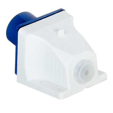 Вилка силовая угловая настенная EKF PROxima 2Р+РЕ 16 А 220 В IP44