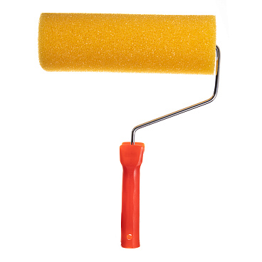 Валик поролон структурный гладкий 230 мм d80 мм с ручкой Matrix