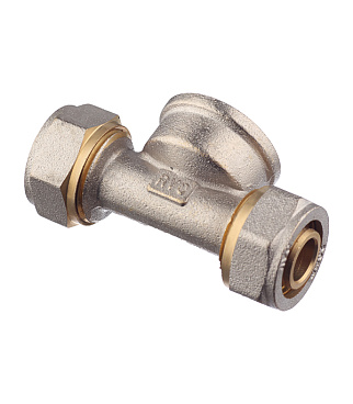 Тройник 20 обж(ц) х 3/4 ВР(г) х 20 обж(ц)