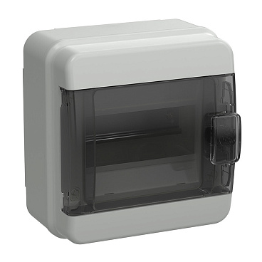 Щит распределительный навесной IEK Tekfor КМПн-6 пластиковый IP65 178х168х114 мм 6 модулей прозрачная дверь