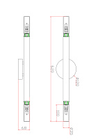 Настенный светильник (бра) Freya FR6109WL-02G