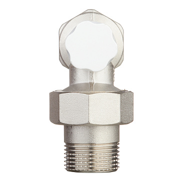 Клапан запорный угловой Stout 3/4 НР(ш) х 3/4 ВР(г) для радиатора (SVL-1156-000020)