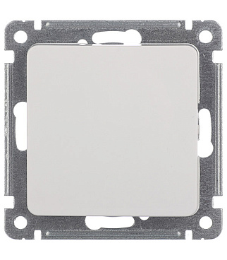 Выключатель Hegel Master одноклавишный встраиваемый белый (ВС10-411)