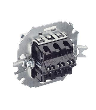 Выключатель Simon 15 трехклавишный встраиваемый белый (1591391-030)