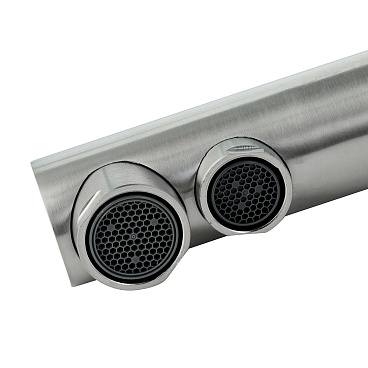 Смеситель для кухни Swedbe Selene Plus нержавеющая сталь с высоким изливом с подключением к фильтру однорычажный (8540)