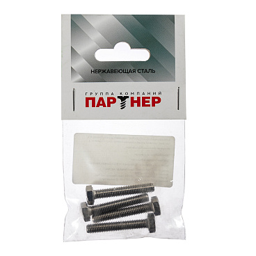 Болт нержавеющая сталь M6x35 мм DIN 933 (4 шт.)