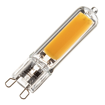 Лампа светодиодная Navigator G9 5 Вт 3000К теплый свет 220 В капсула заостренная (614915/61491)