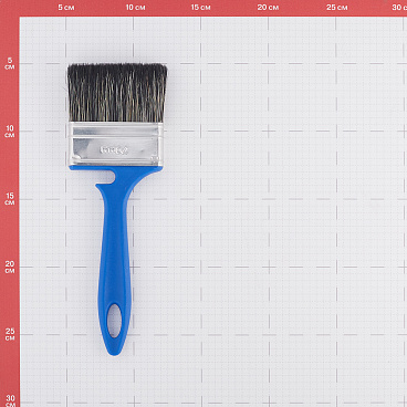 Кисть плоская смешанная щетина пластиковая ручка Wenzo Pro 70х12 мм для красок на водной основе