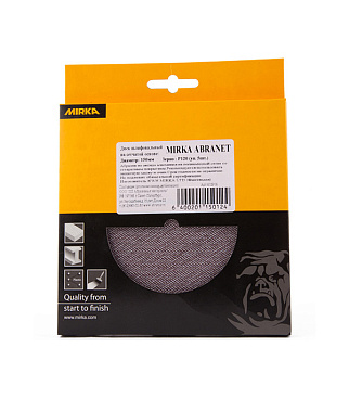 Диск шлифовальный Mirka Abranet d150 мм P120 на липучку сетчатая основа (5 шт.)