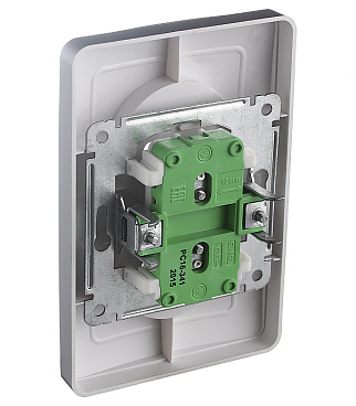 Розетка Hegel Master встраиваемая серебро (РС16-341-06)