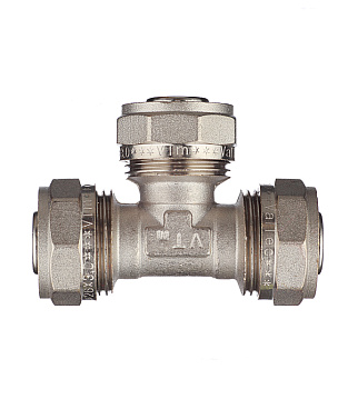 Тройник VALTEC 26 обж(ц) х 26 обж(ц) х 26 обж(ц)