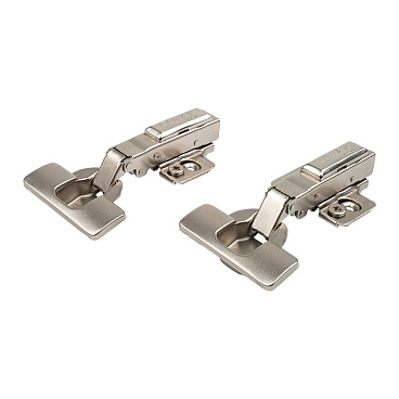 Петля мебельная Lemax prof Clip-on 105° накладная с эксцентриком и доводчиком (2 шт.)