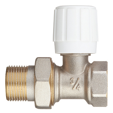 Клапан регулирующий 3/4 НР(ш) х 3/4 ВР(г) для радиатора (CARSVH34/2596/71899)