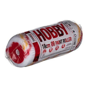 Валик полиэстер 180 мм d45 мм ворс 16 мм для водной основы без ручки Beorol Hobby