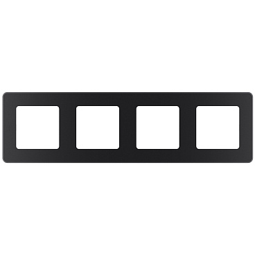 Рамка Legrand Inspiria четырехместная антрацит (673963)