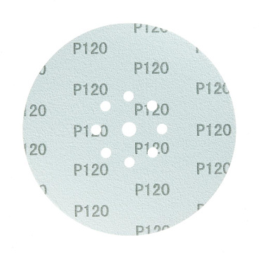 Диск шлифовальный КМ Green Film d225 мм P120 на липучку пленочная основа (3 шт.)