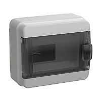 Щит распределительный навесной IEK Tekfor КМПн-8 пластиковый IP65 178х204х114 мм 8 модулей прозрачная дверь