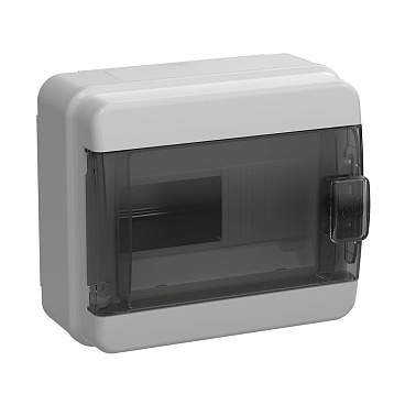 Щит распределительный навесной IEK Tekfor КМПн-8 пластиковый IP65 178х204х114 мм 8 модулей прозрачная дверь