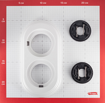 Рамка Bironi Лизетта двухместная белая ретро (BF1-620-21)