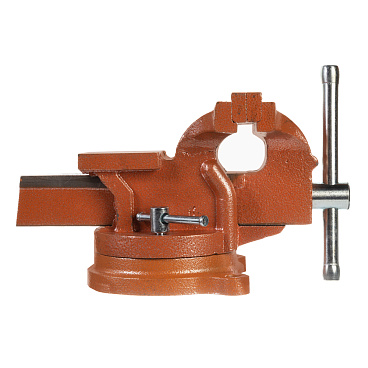 Тиски слесарные Sparta поворотные с наковальней 125 мм (186255)