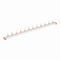 Шина соединительная однорядная EKF PROxima тип PIN 63 А на 12 модулей 0,2 м (pin-01-63-12)