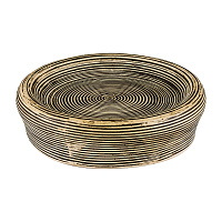 Мыльница для ванной Verran Brushy настольная керамика коричневая (880-02)