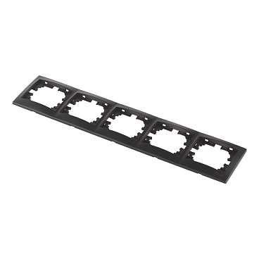 Рамка Lezard Mira пятиместная черный бархат (701-4200-150)