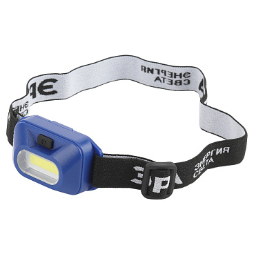 Фонарь налобный Эра Атлант GB-707 светодиодный 1 LED 3 Вт на батарейках AAA ударопрочный пластик 4 режима (Б0052749/40238)