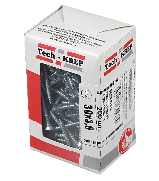 Саморезы универсальные 30x3,0 мм оцинкованные (200 шт.)