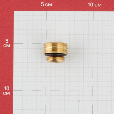 Ниппель Tiemme 1/2 НР(ш) х 3/4 ЕК НР(ш) для нижнего подключения радиатора (3390003 / 3390RID0504)