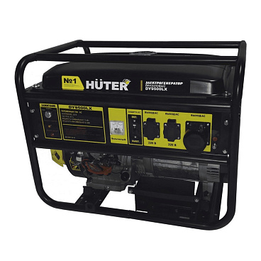 Генератор бензиновый Huter DY9500LX 7,5 кВт с электростартером без АКБ (64/1/40)