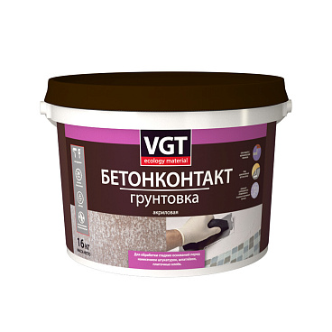 Грунт бетоноконтакт ВГТ 16 кг