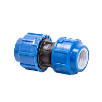 Муфта ПНД Lammin компрессионная 32х32 мм