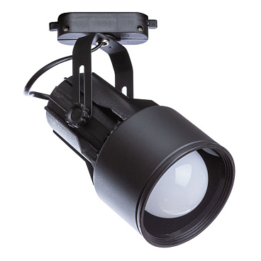 Трековый светильник однофазный Arte Lamp Lyra 40 Вт E27 2 кв.м черный (A6252PL-1BK)