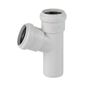 Тройник Ostendorf SKEA d58х58 мм 67° пластиковый бесшумный для внутренней канализации (332300)